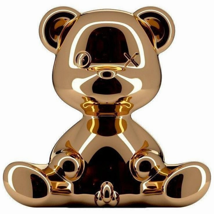 Qeeboo Teddy Boy Table Lamp With Cable Metal Finish, Copper Louis Poulsen chandelier