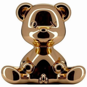 Qeeboo Teddy Boy Table Lamp With Cable Metal Finish, Copper Louis Poulsen chandelier