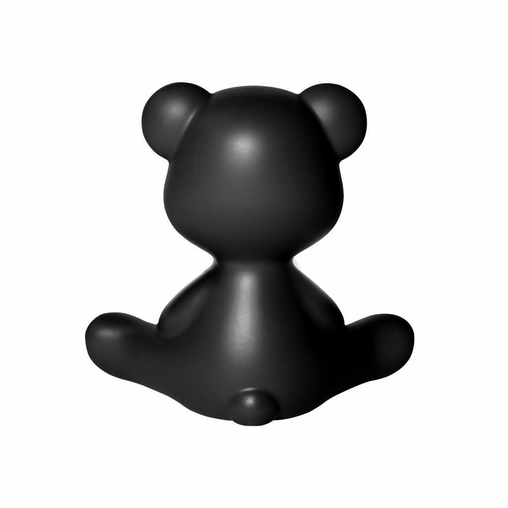 Qeeboo Teddy Girl Led Rechargeable Table Lamp, Black