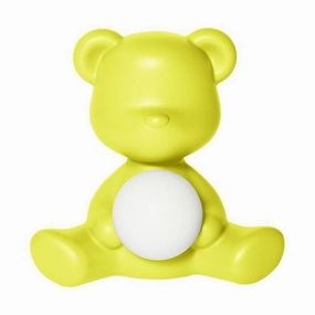 Qeeboo Teddy Girl Led Rechargeable Table Lamp, Lime Louis Poulsen chandelier
