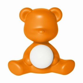 Qeeboo Teddy Girl Led Rechargeable Table Lamp, Orange Louis Poulsen chandelier