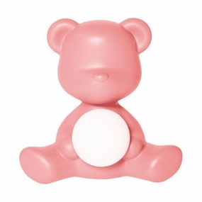 Qeeboo Teddy Girl Led Rechargeable Table Lamp, Pink Louis Poulsen chandelier