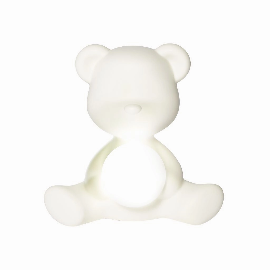 Qeeboo Teddy Girl Led Rechargeable Table Lamp, White