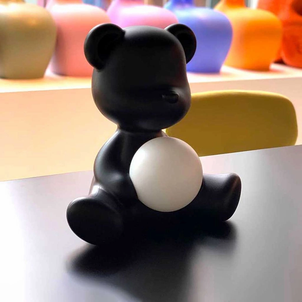 Qeeboo Teddy Girl Led Rechargeable Table Lamp, Yellow