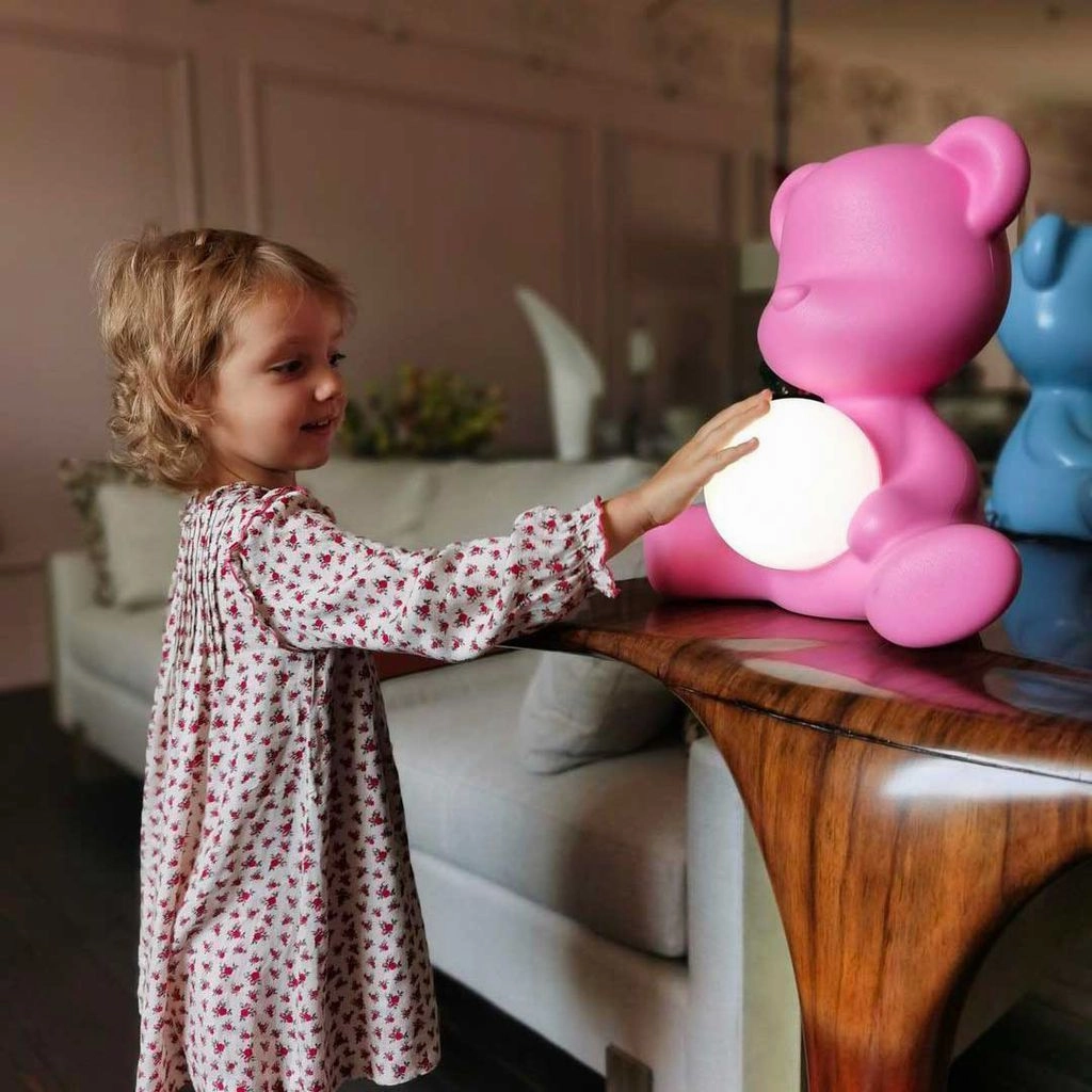 Qeeboo Teddy Girl Led Rechargeable Table Lamp, Yellow