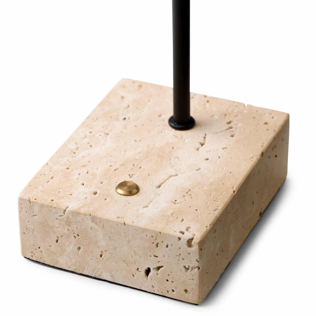 QUESTION PORTABLE BORDLAMPE SORT ANTIK MESSING/OPAL GLAS