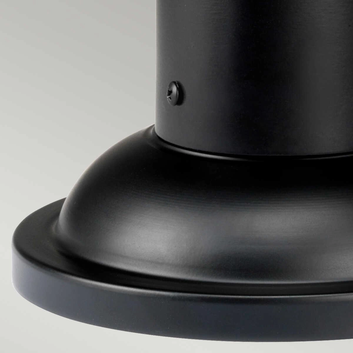 Quoizel Bedford Black Outdoor Pedestal Light