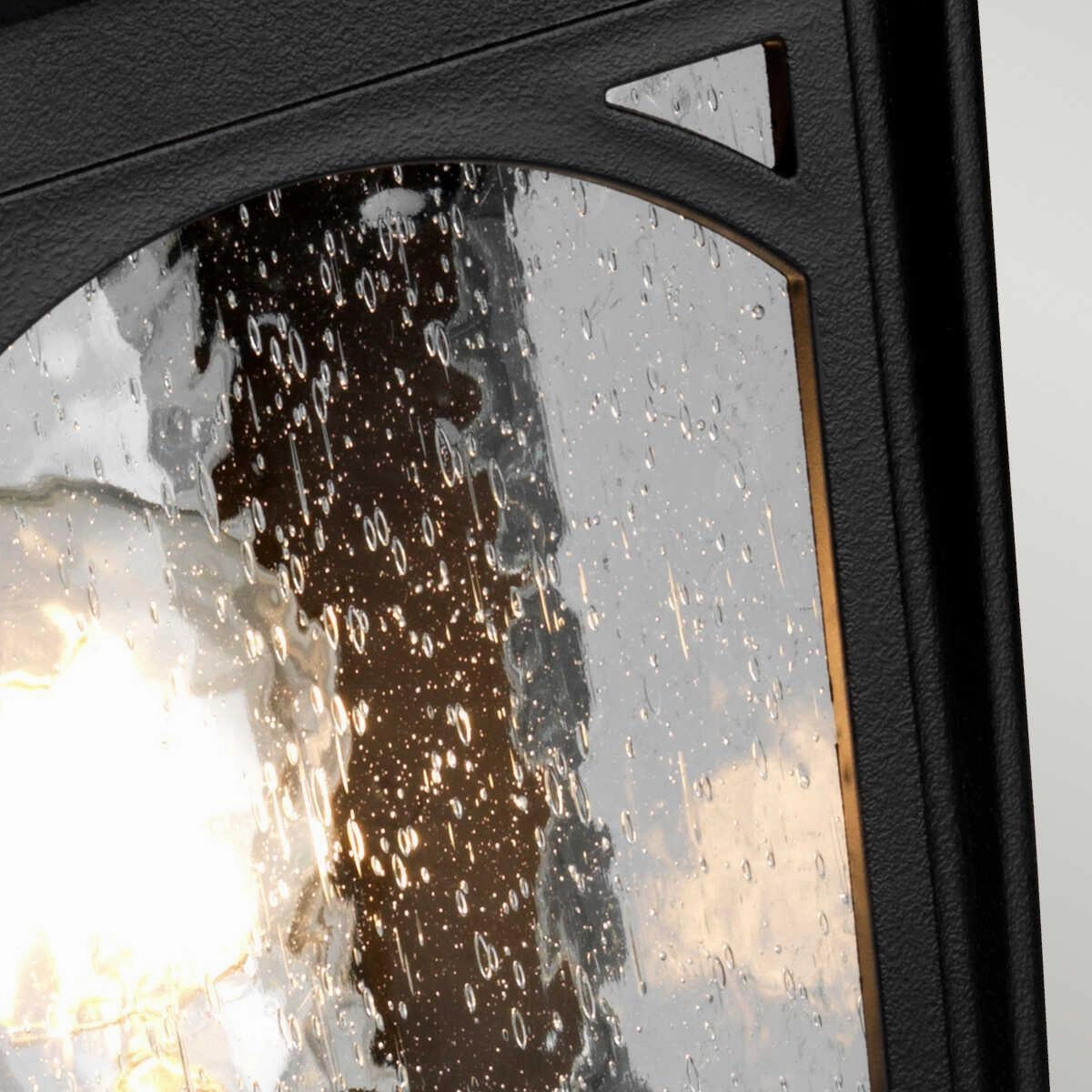 Quoizel Bedford Black Outdoor Pedestal Light