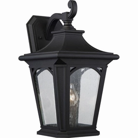 Quoizel Bedford Large Black Outdoor Wall Light outdoor wall lamp