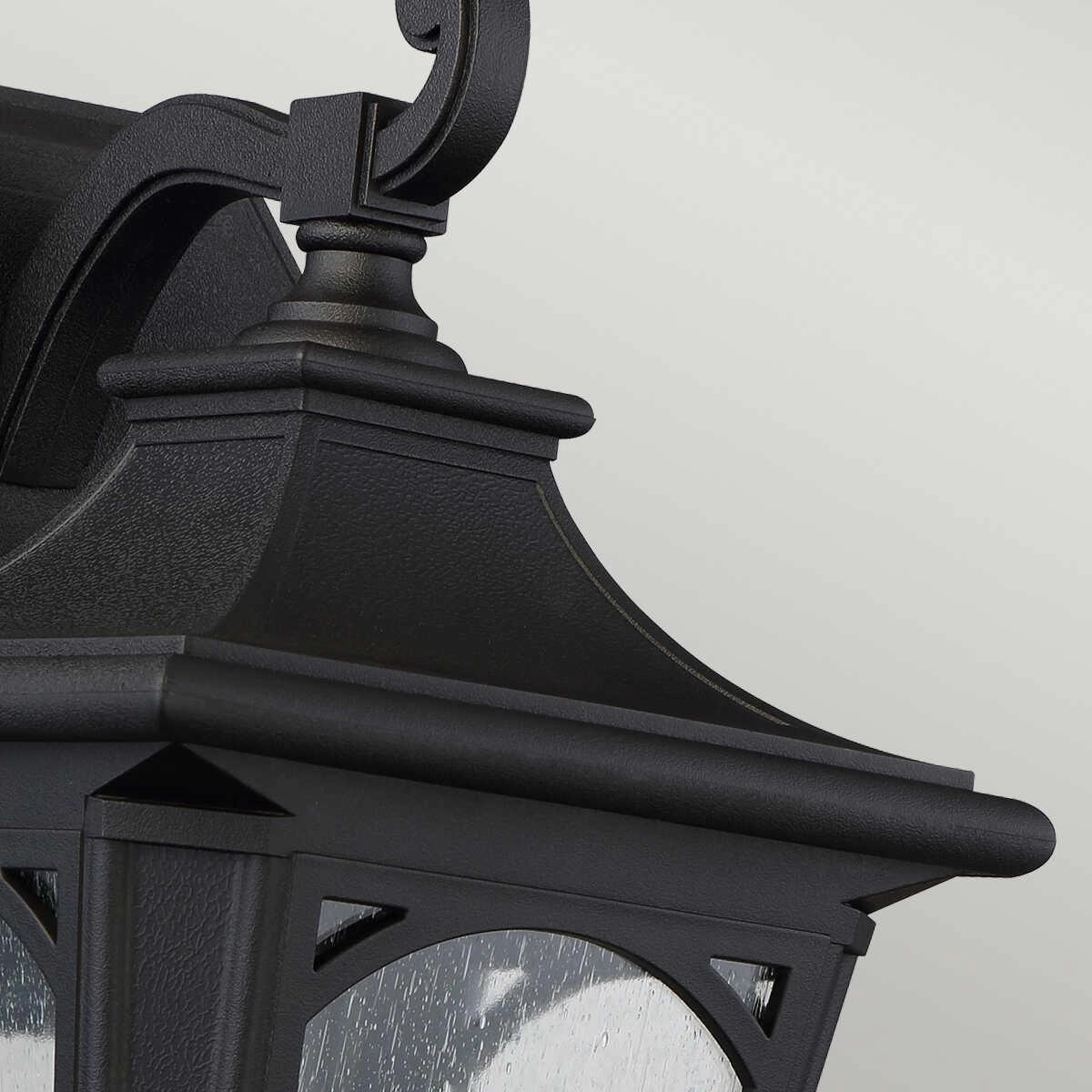 Quoizel Bedford Medium Black Outdoor Wall Light