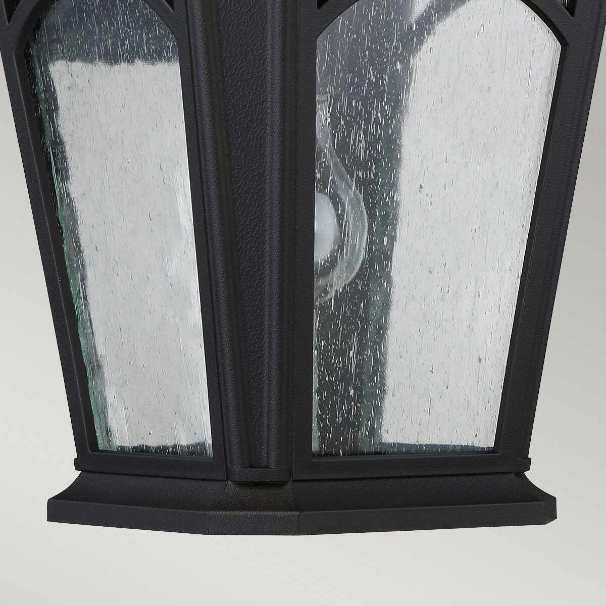 Quoizel Bedford Medium Black Outdoor Wall Light
