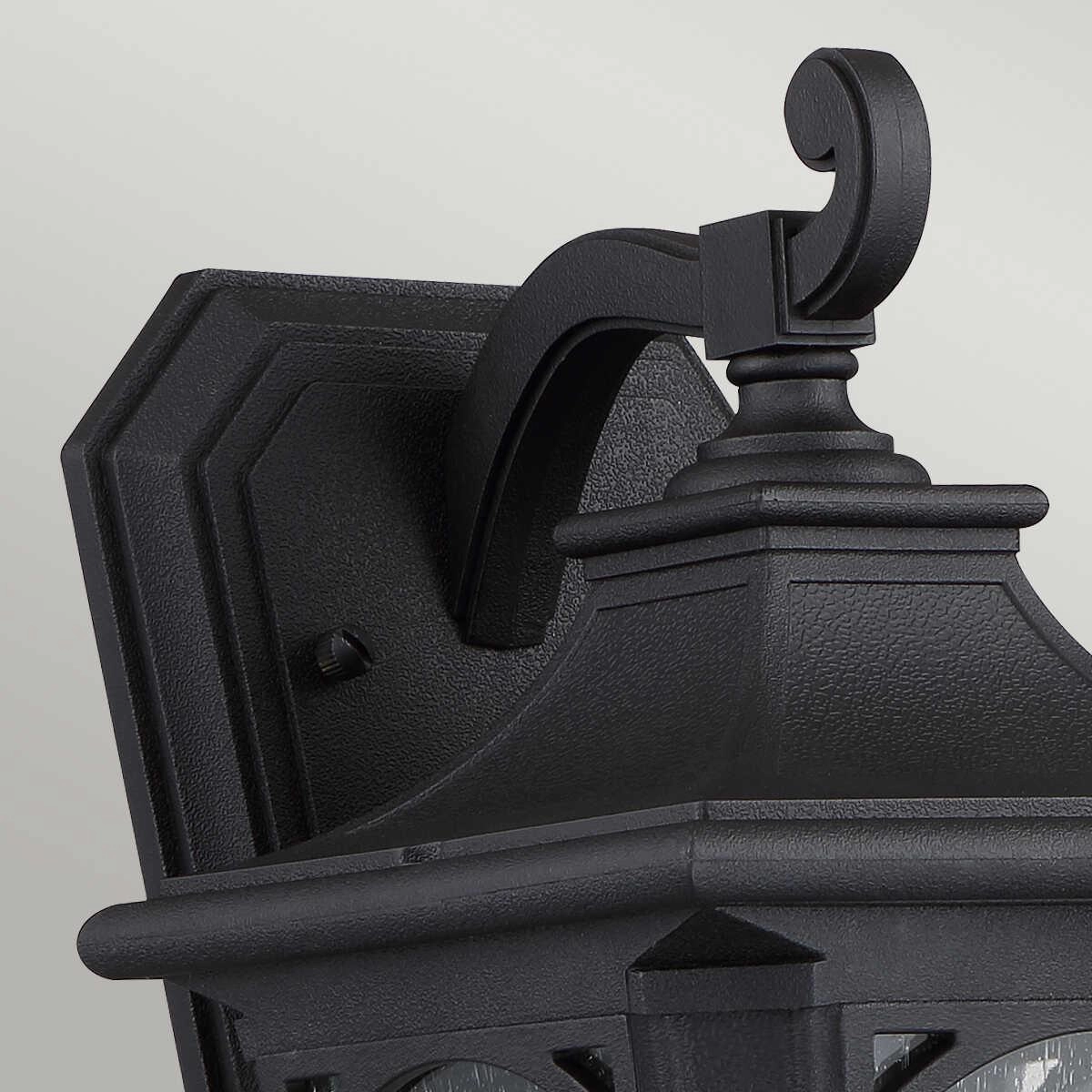 Quoizel Bedford Small Black Outdoor Wall Light