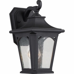 Quoizel Bedford Small Black Outdoor Wall Light outdoor wall lamp