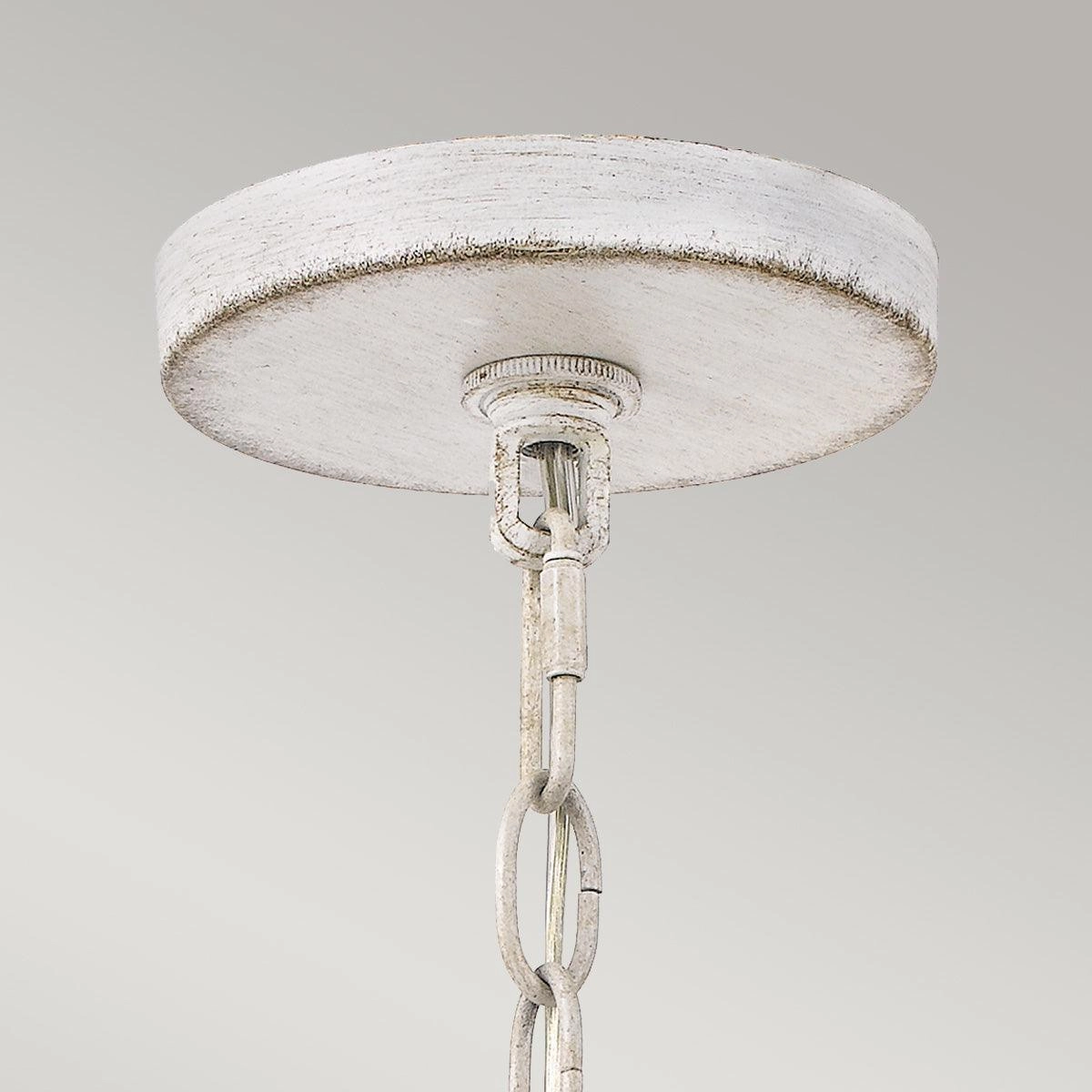 Quoizel Bradbury 4 Light Antique White Ceiling Pendant