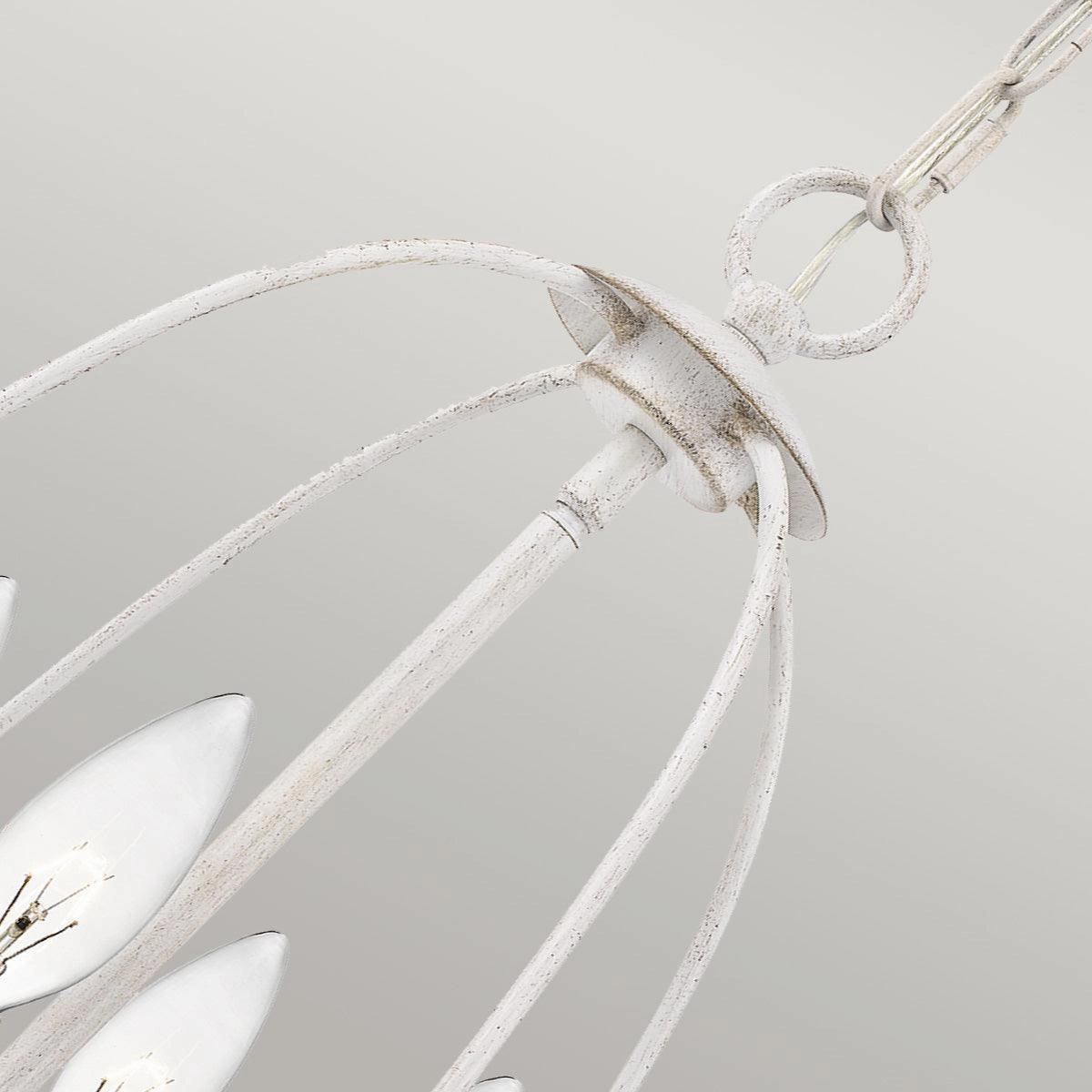 Quoizel Bradbury 4 Light Antique White Ceiling Pendant