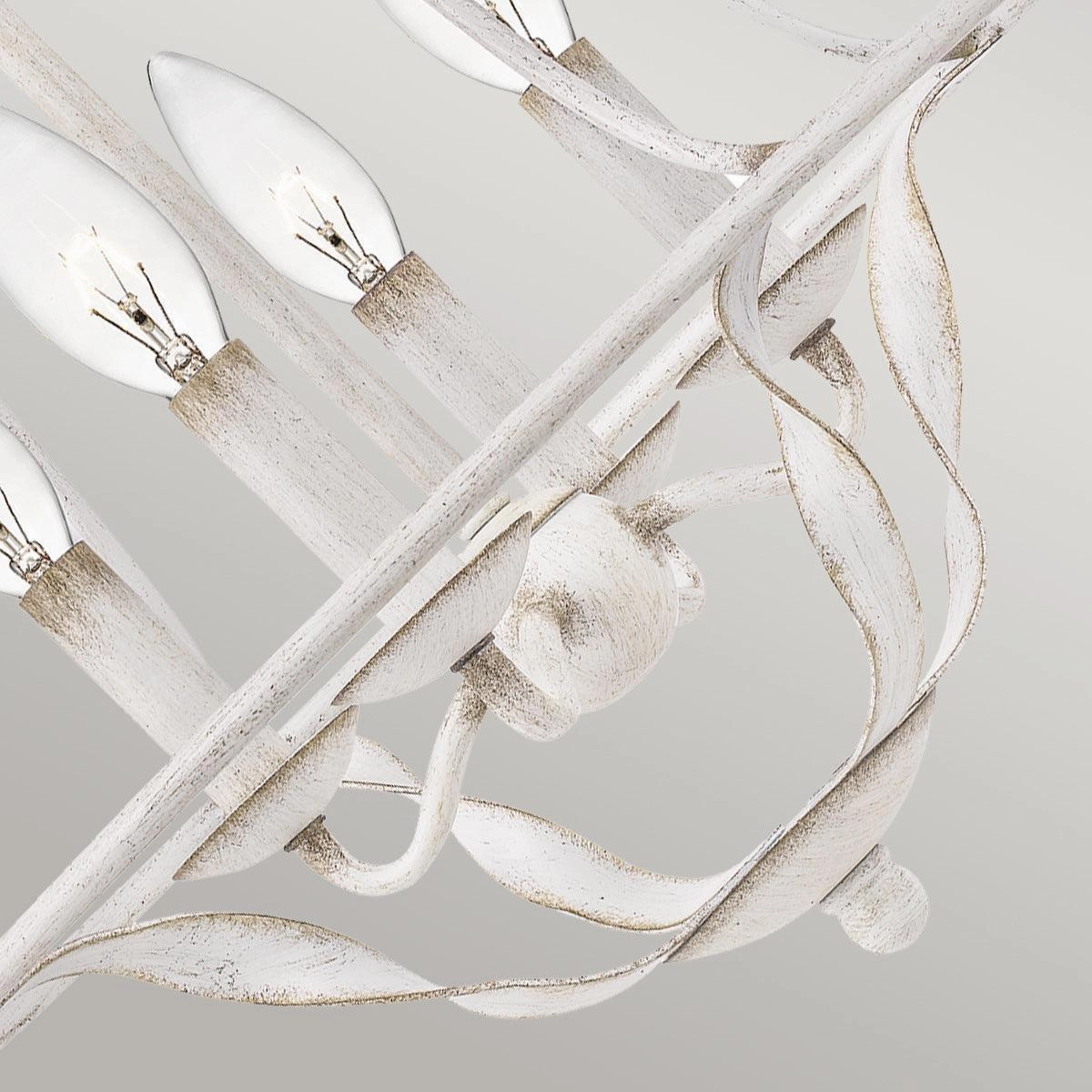 Quoizel Bradbury 4 Light Antique White Ceiling Pendant
