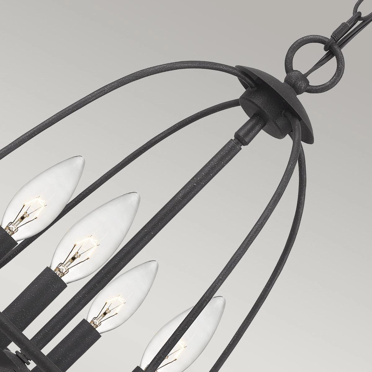 Quoizel Bradbury 4 Light Grey Ceiling Pendant