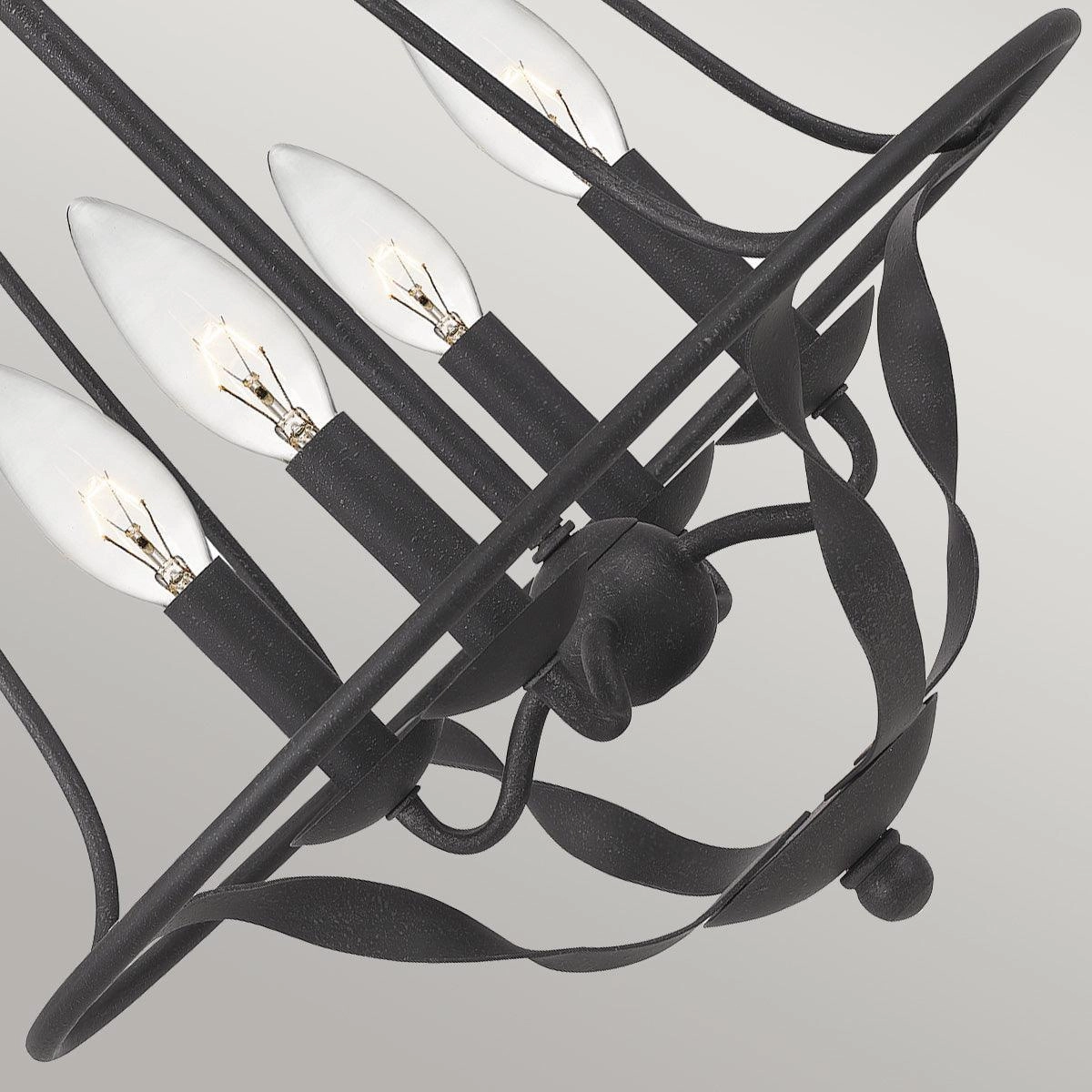 Quoizel Bradbury 4 Light Grey Ceiling Pendant