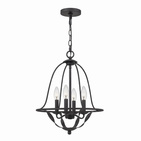 Quoizel Bradbury 4 Light Grey Ceiling Pendant modern ceiling lamp