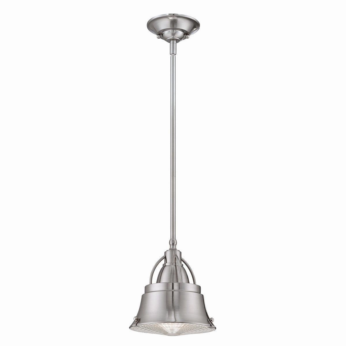 Quoizel Cody 1 Light Mini Brushed Nickel Ceiling Pendant minimalist ceiling light