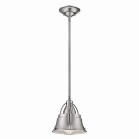 Quoizel Cody 1 Light Mini Brushed Nickel Ceiling Pendant minimalist ceiling light
