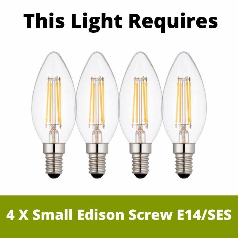 Quoizel Dury 4 Light Silver Pendant Chandelier