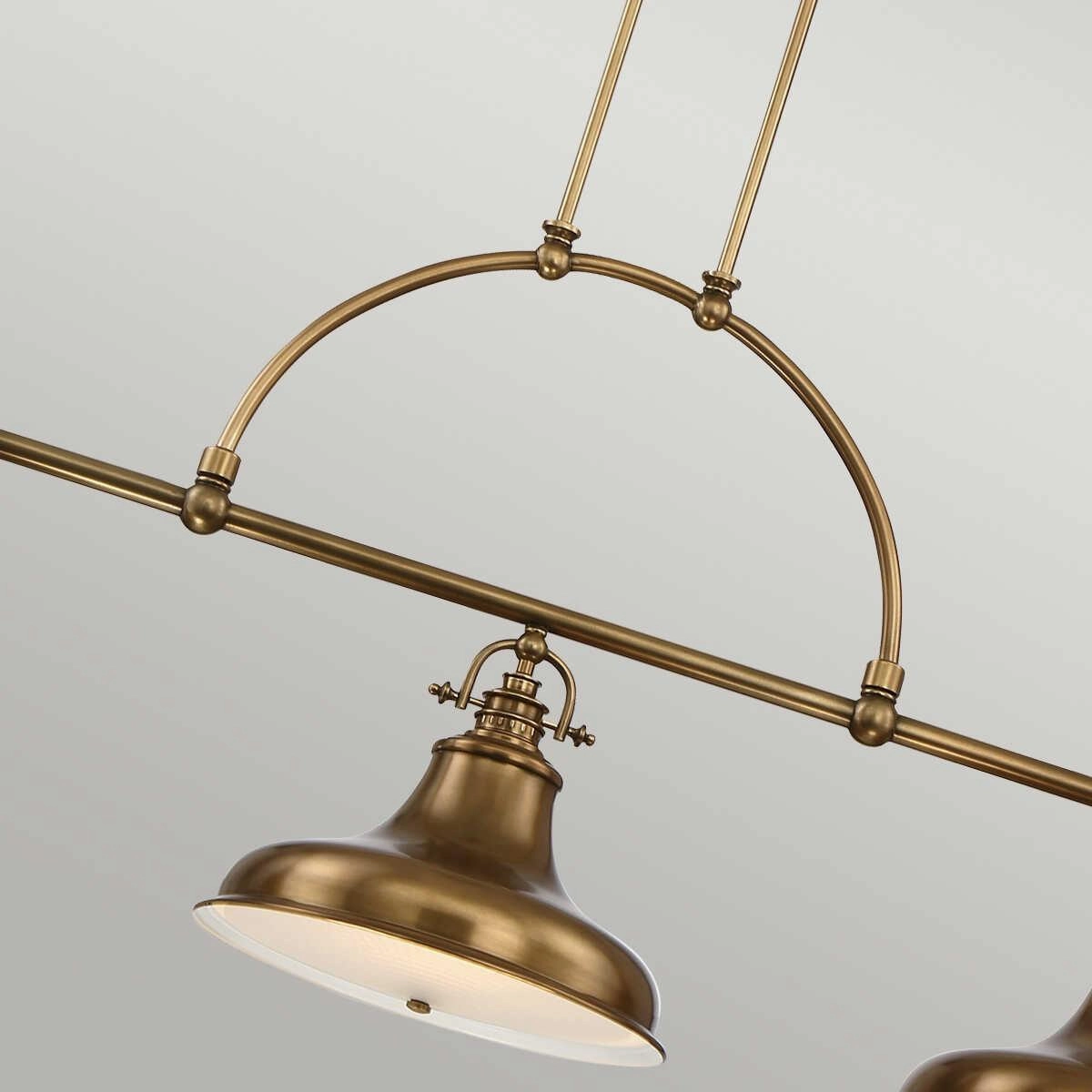 Quoizel Emery 3 Light Island Weathered Brass Chandelier