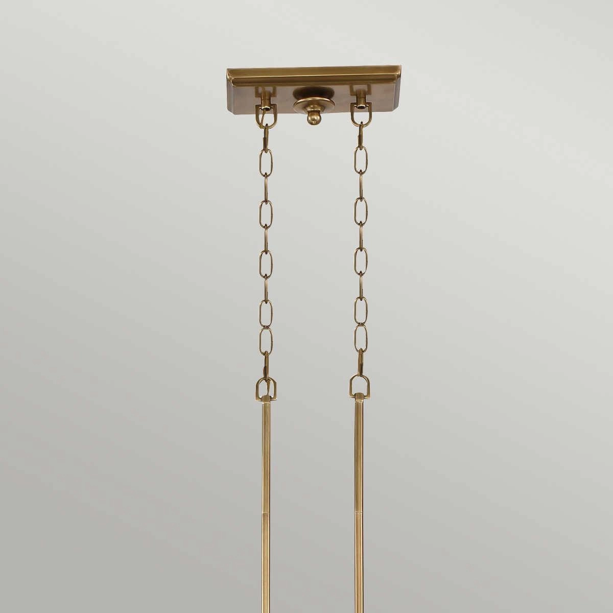 Quoizel Emery 3 Light Island Weathered Brass Chandelier