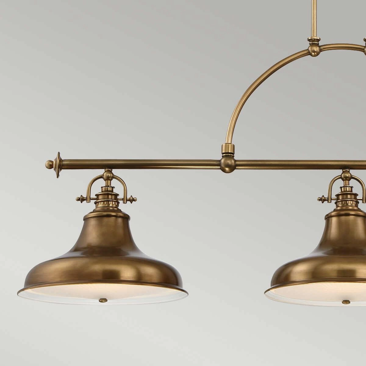 Quoizel Emery 3 Light Island Weathered Brass Chandelier