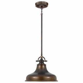 Quoizel Emery Medium Bronze Pendant Ceiling Light Elstead modern ceiling lamp