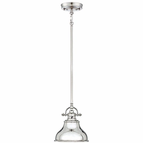 Quoizel Emery Mini Silver Pendant Ceiling Light modern ceiling lamp