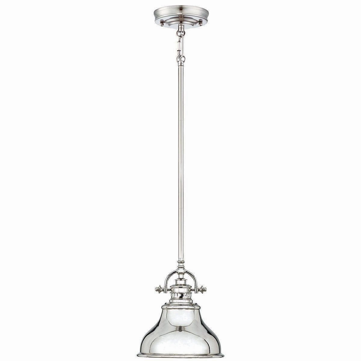 Quoizel Emery Mini Silver Pendant Ceiling Light modern ceiling lamp