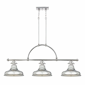 Quoizel Emery Silver Island Ceiling Light modern ceiling lamp
