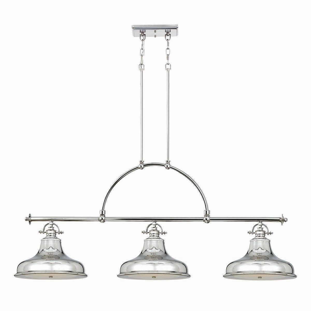 Quoizel Emery Silver Island Ceiling Light modern ceiling lamp