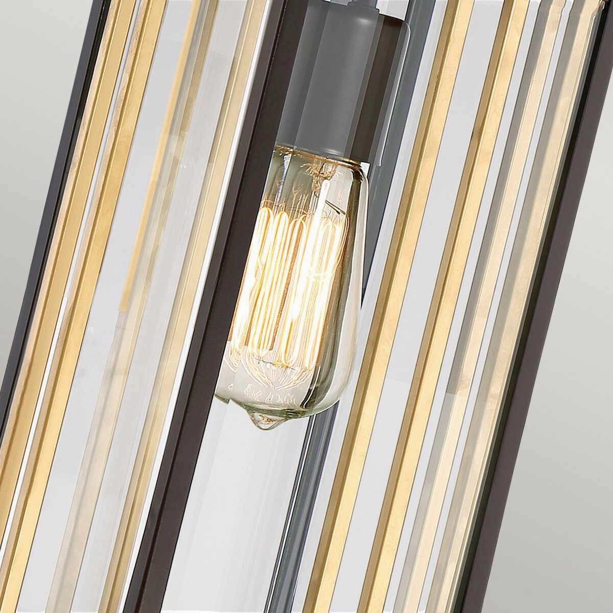 Quoizel Goldenrod Bronze & Gold Outdoor Pendant Light