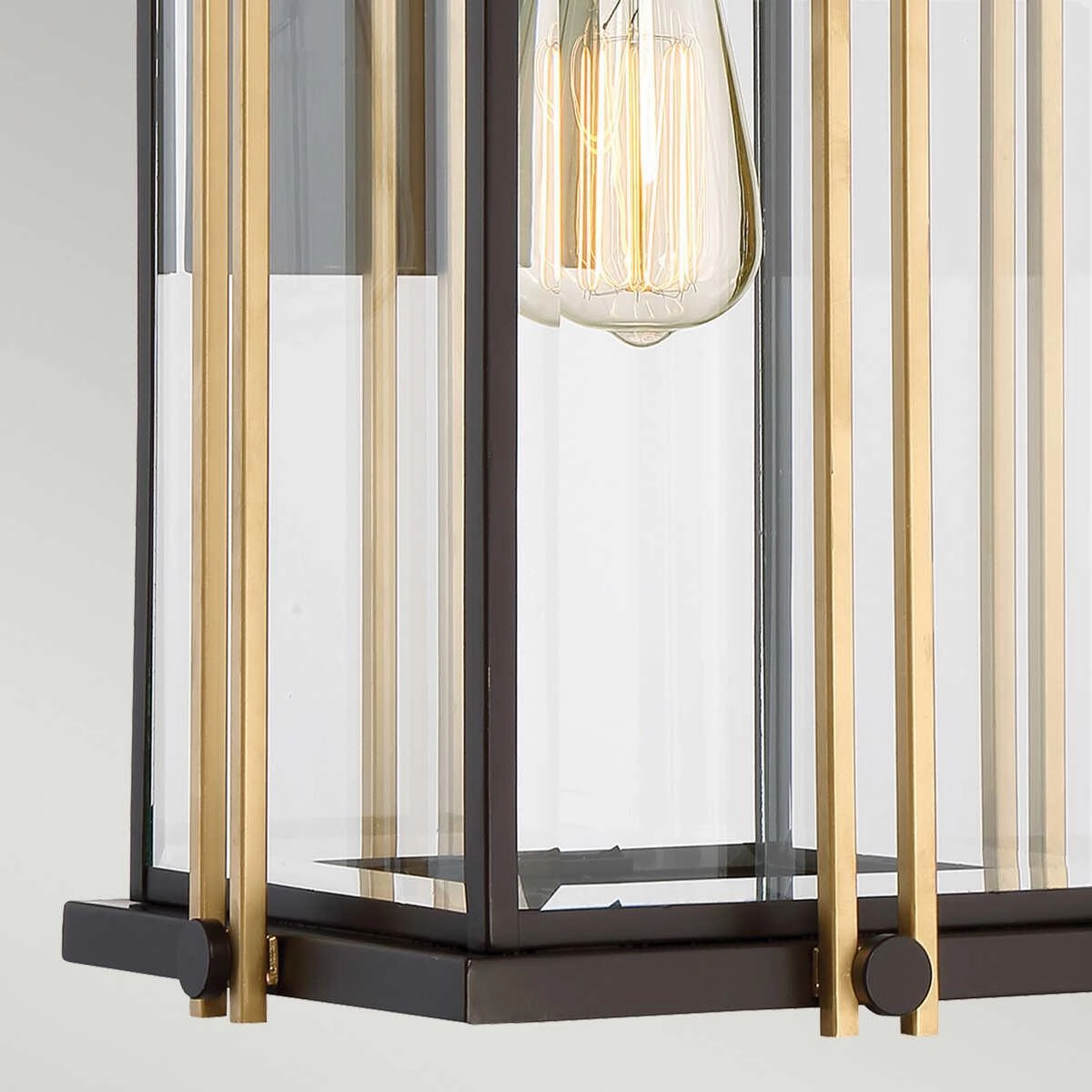 Quoizel Goldenrod Large Steel & Gold Outdoor Wall Light