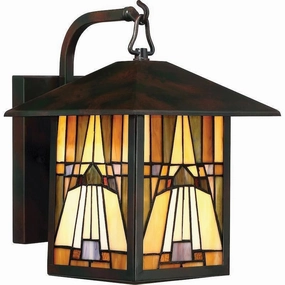 Quoizel Inglenook Medium Tiffany Outdoor Wall Light outdoor wall lamp