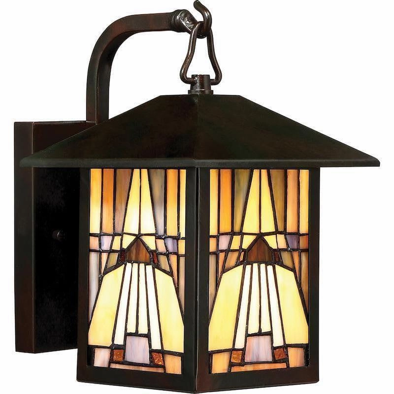Quoizel Inglenook Small Tiffany Outdoor Wall Light outdoor wall lamp