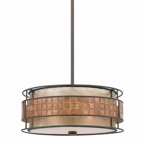 Quoizel Laguna Copper Mosaic Pendant Ceiling Light modern ceiling lamp