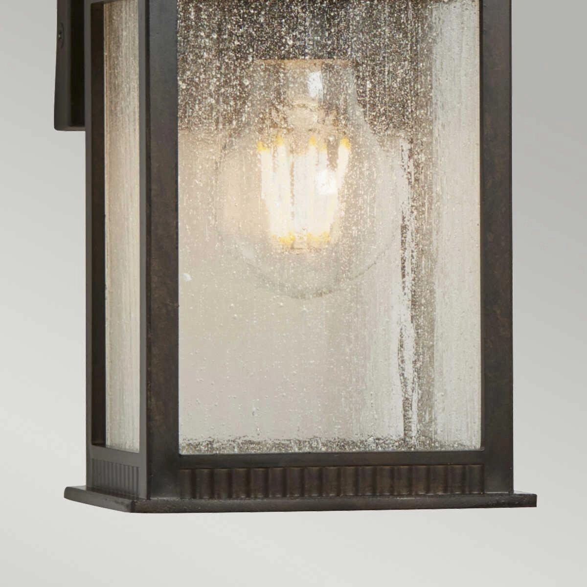 Quoizel Livingston Small Bronze Outdoor Wall Light