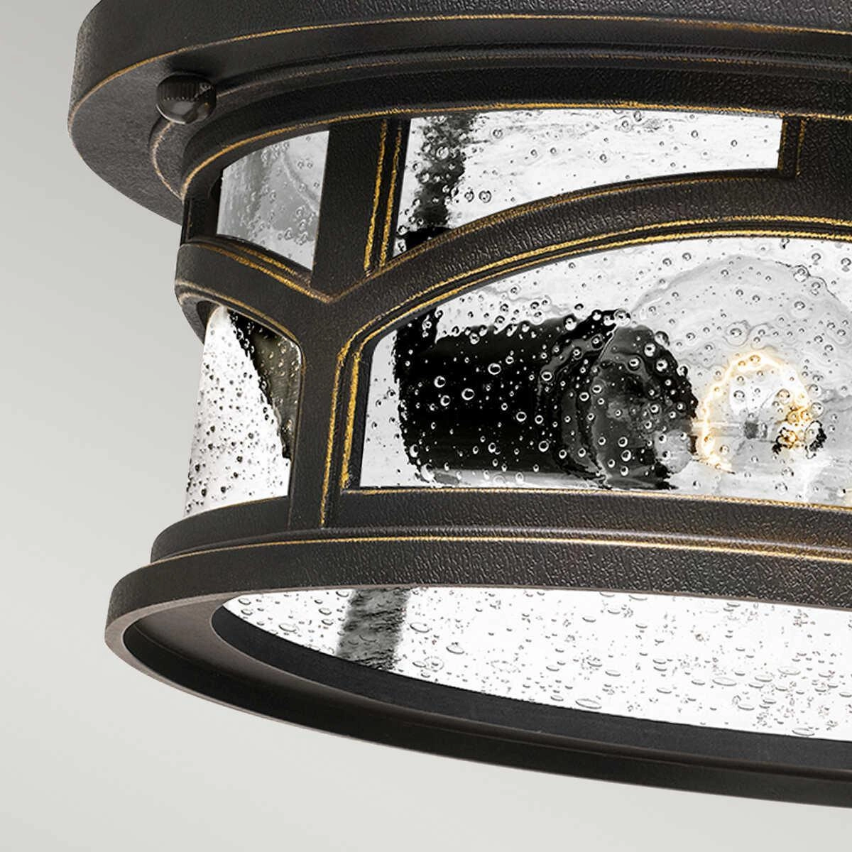 Quoizel Marblehead Bronze Outdoor Porch Ceiling  Light
