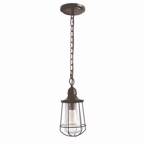 Quoizel Marine Western Bronze Small Outdoor Pendant Light outdoor wall lamp
