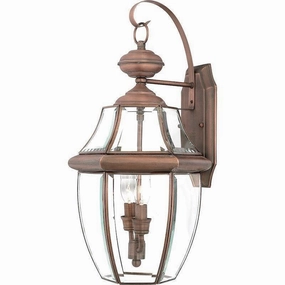 Quoizel Newbury Aged Copper Large Outdoor Wall Light outdoor wall lamp