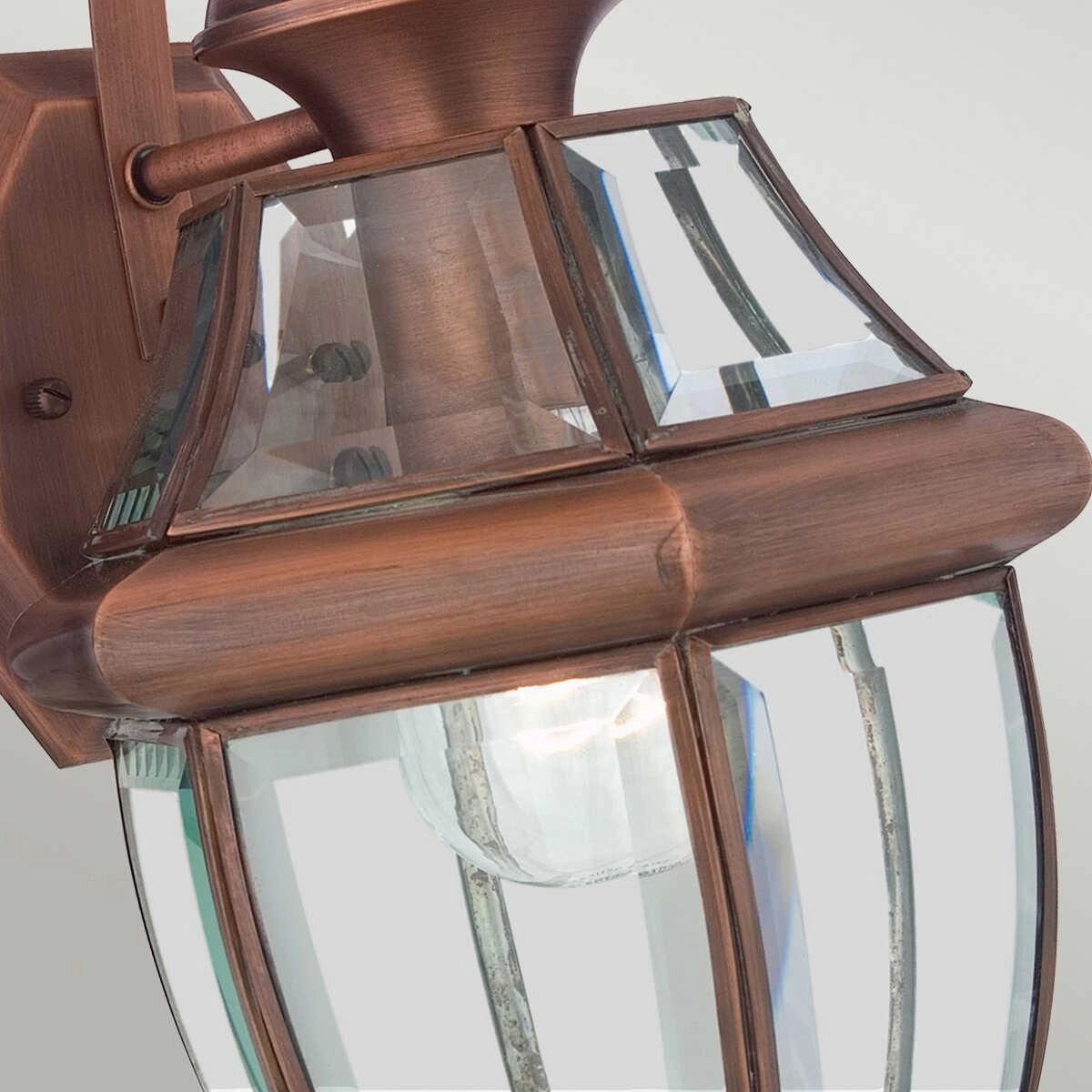 Quoizel Newbury Aged Copper Medium Outdoor Wall Light