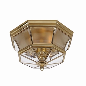 Quoizel Newbury Polished Brass Outdoor Porch Ceiling  Lantern outdoor wall lamp