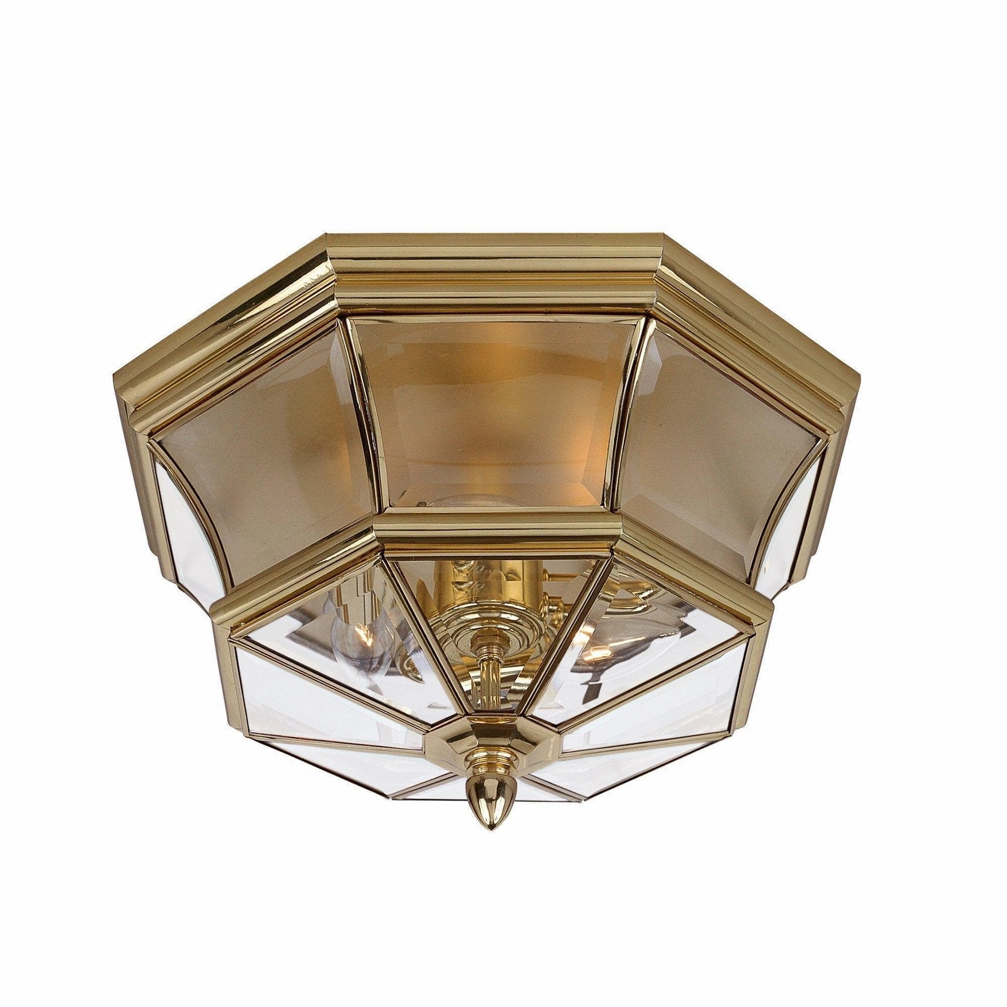 Quoizel Newbury Polished Brass Outdoor Porch Ceiling  Lantern outdoor wall lamp