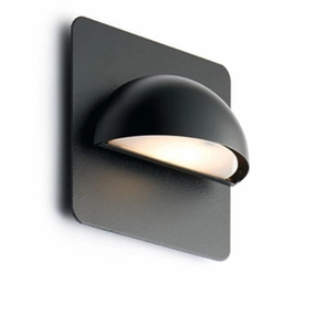 R?rhat Bagplade Sort - Udend?rslampe ambient lighting fixture