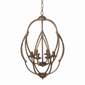 Raleigh Bronze Chandelier rechargeable bedside light