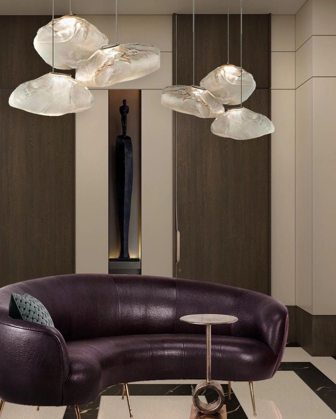 Random 73 Glass Pendant Light