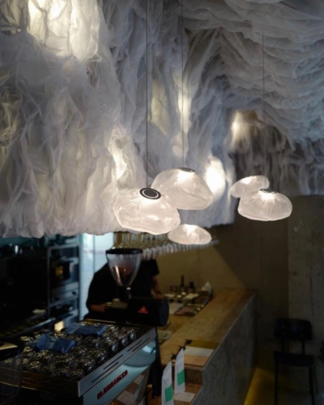 Random 73 Glass Pendant Light